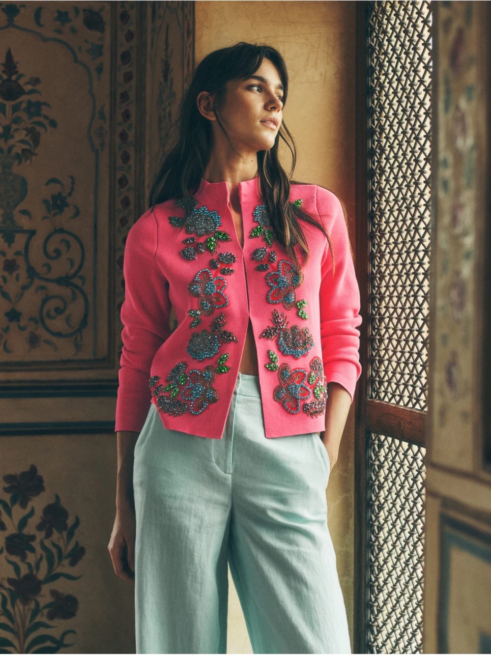 Elena Stand Neck Jacket - Picture 5 of 12